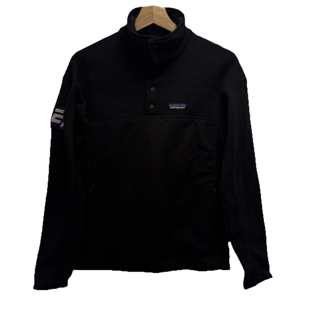 Patagonia Women's S Snap T Pullover Black Fleece Better Sweater‎ Jacket 25 Years